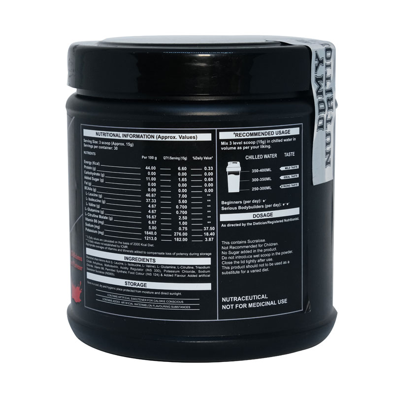 DDMY - BCAA Mega Size 8:1:1 Watermelon Flavour (450g)