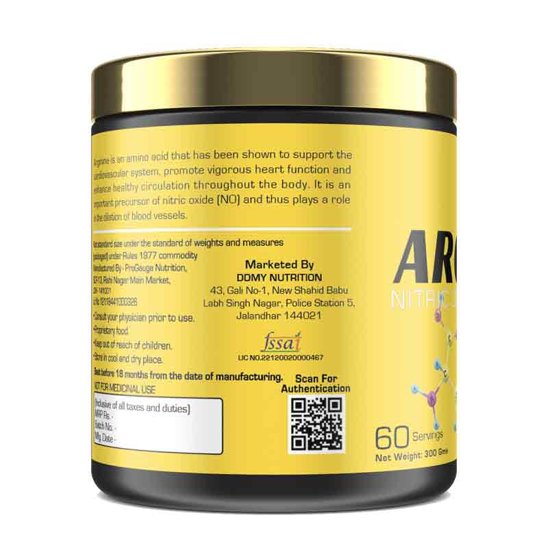 Arginine 300 Gms 60 servings