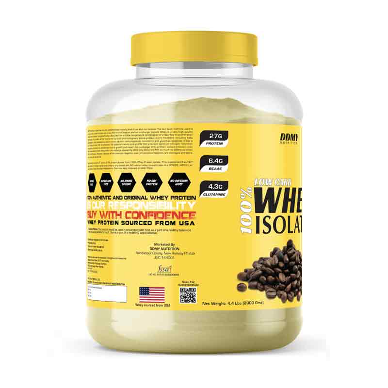 DDMY Nutritions Whey Isolate low carb 2kg (Coffee)