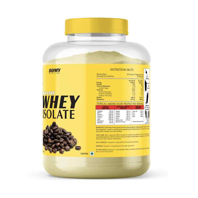 DDMY Nutritions Whey Isolate low carb 2kg (Coffee)