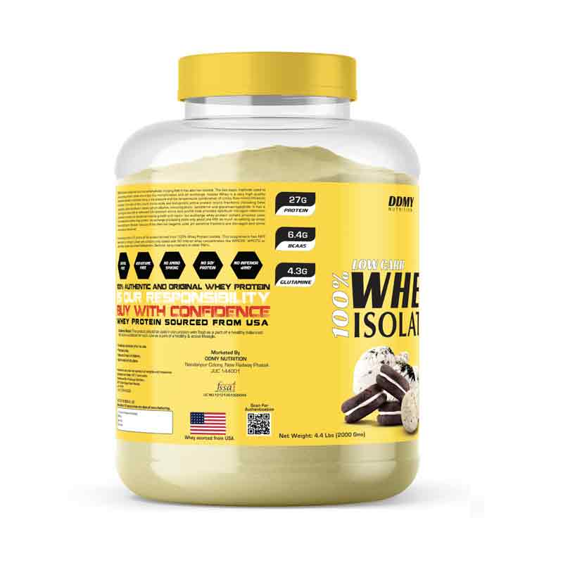 DDMY Nutritions Whey Isolate low carb 2kg (Cookies & Cream )