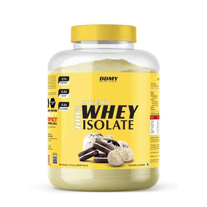 DDMY Nutritions Whey Isolate low carb 2kg (Cookies & Cream )