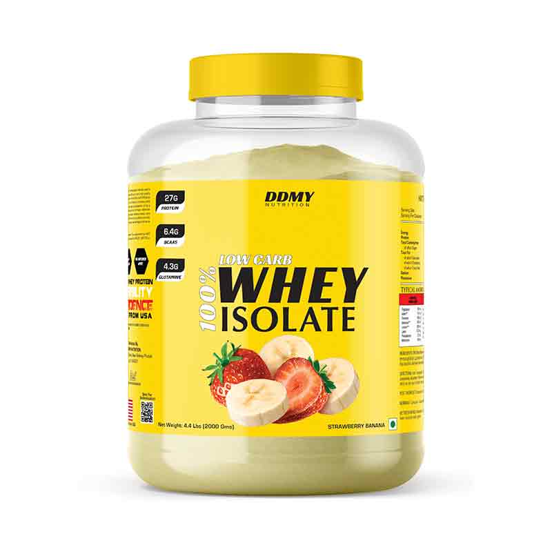 DDMY Nutritions Isolate Strawberry Banana Info 2kg