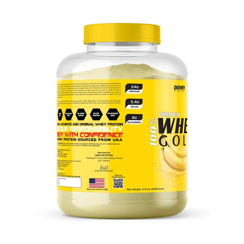 DDMY Nutritions Whey Gold Banana 2kg