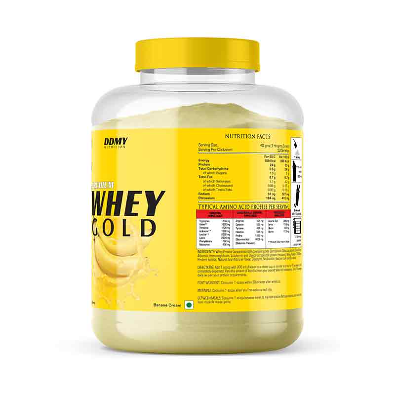 DDMY Nutritions Whey Gold Banana 2kg