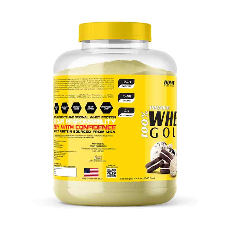 DDMY Nutritions Whey Gold Cookies & Cream Nutrition 2kg