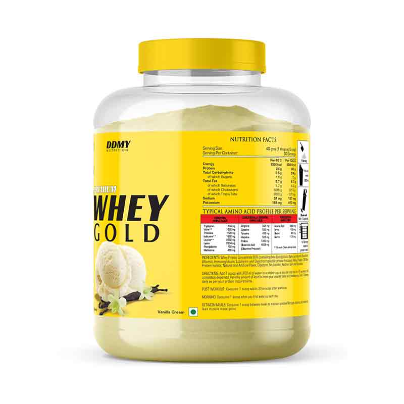 DDMY Nutritions Whey Gold Vanilla Nutrition 2kg