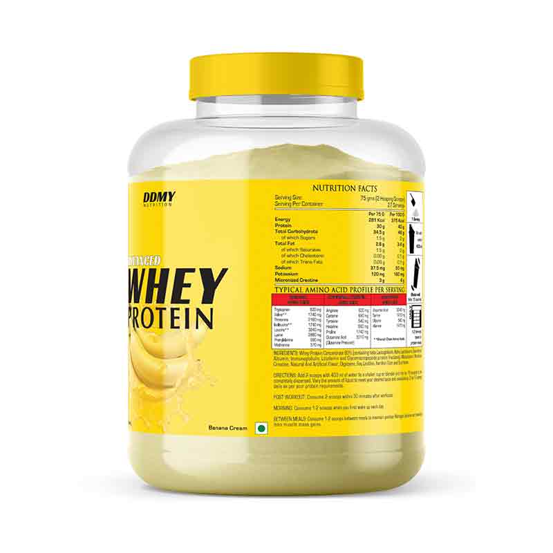 DDMY Nutritions Advanced Whey Banana Nutrition 2kg