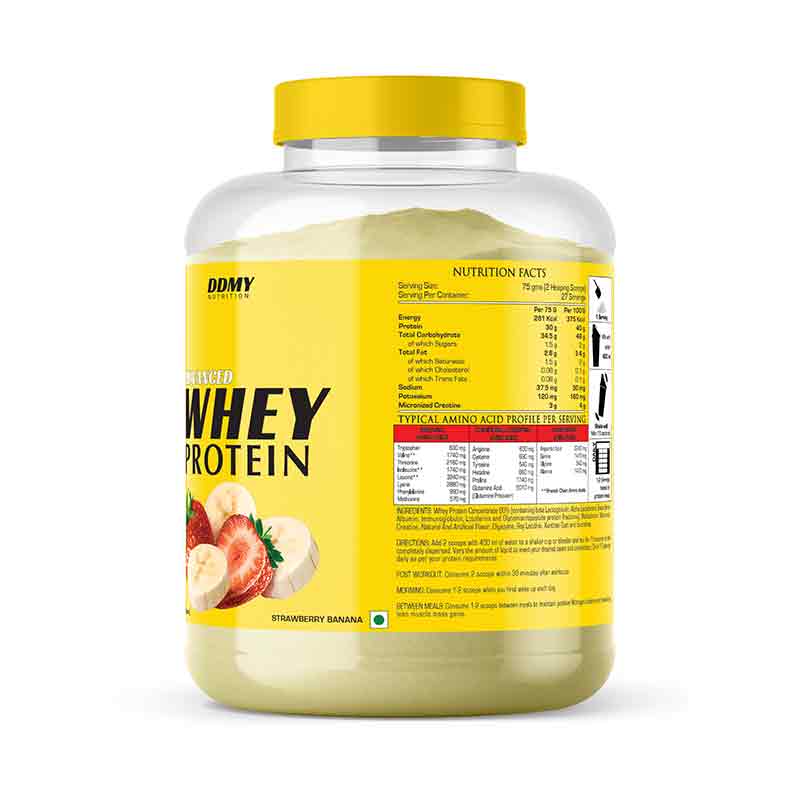 DDMY Nutritions Advanced Whey Strawberry Banana 2kg