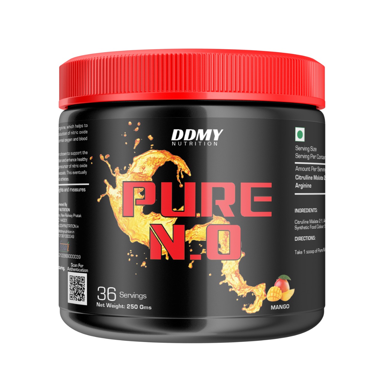 DDMY NUTRITION PURE N.O