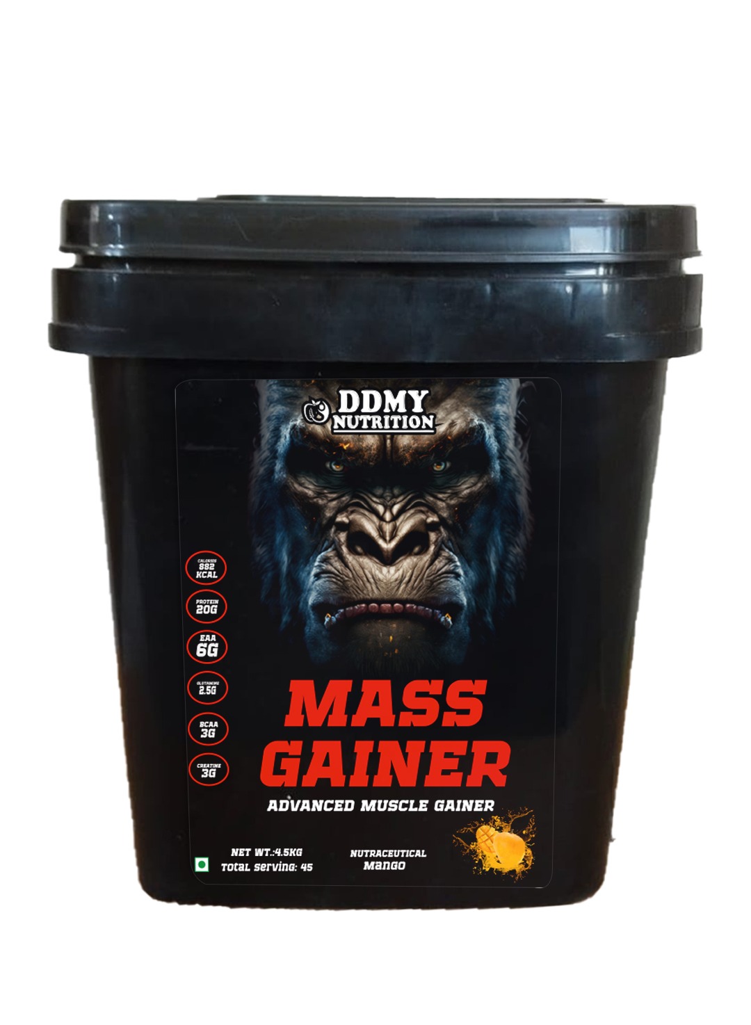 DDMY NUTRITION MASS GAINER 4.5KG 